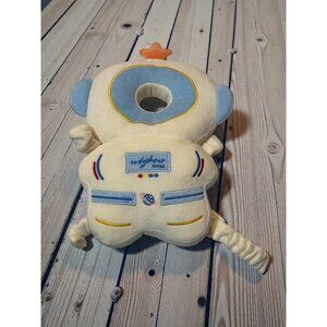Baby Fall Back Head Protection Pillow Astronaut Design Soft Plush Adjustable Str